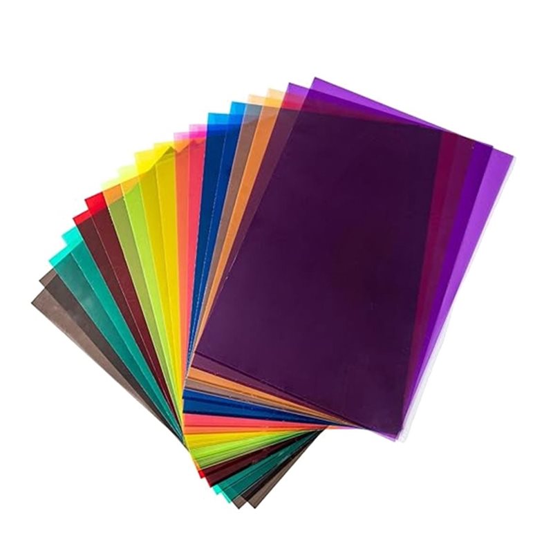 Photography Lighting Diy - Lembaran PVC ABDJ-A4 Dalam 9 Warna,
