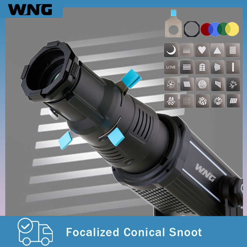 Beauty Dish 55Cm - Bowens Mount Projection Snoot dengan Pola