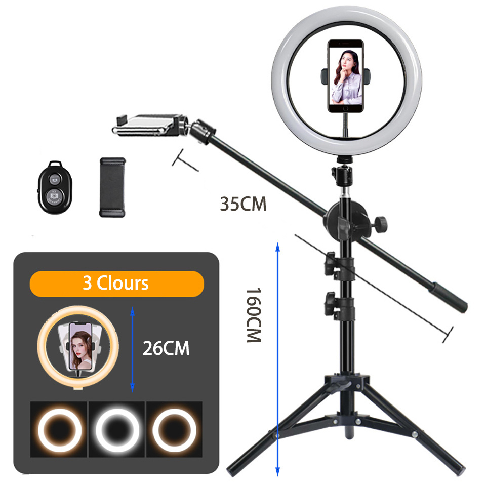 Photography Lighting Circle - Lampu Cincin LED Video Fotografi 26CM,
