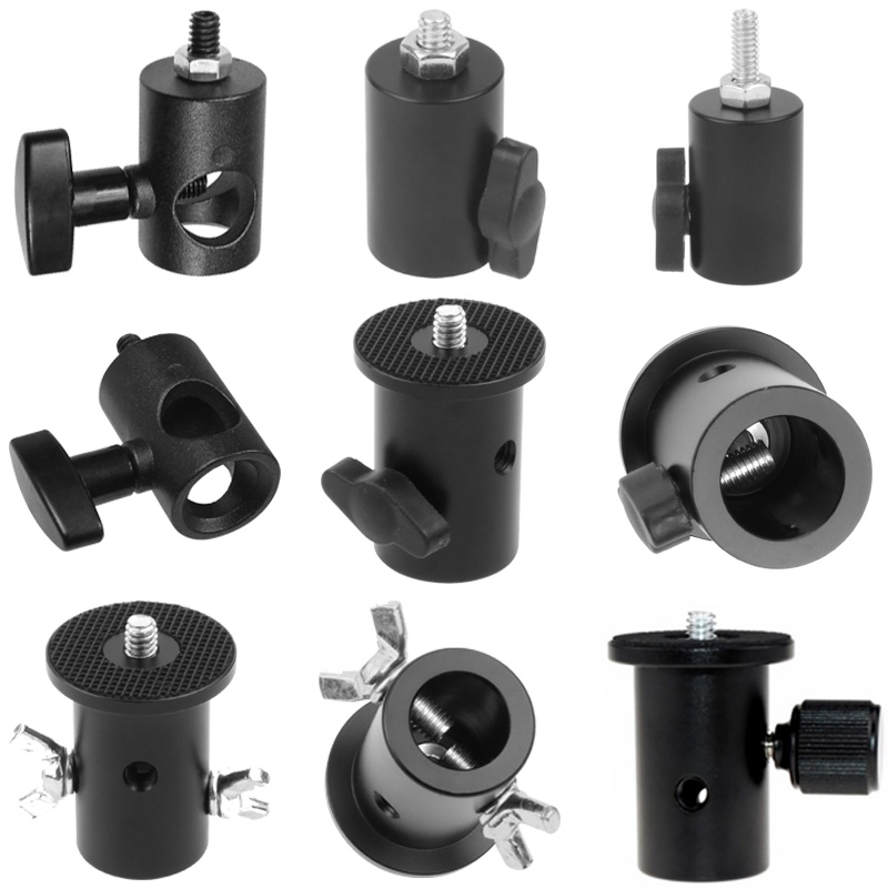 Photography Lighting Description - Adaptor dudukan lampu Tripod 1/4 