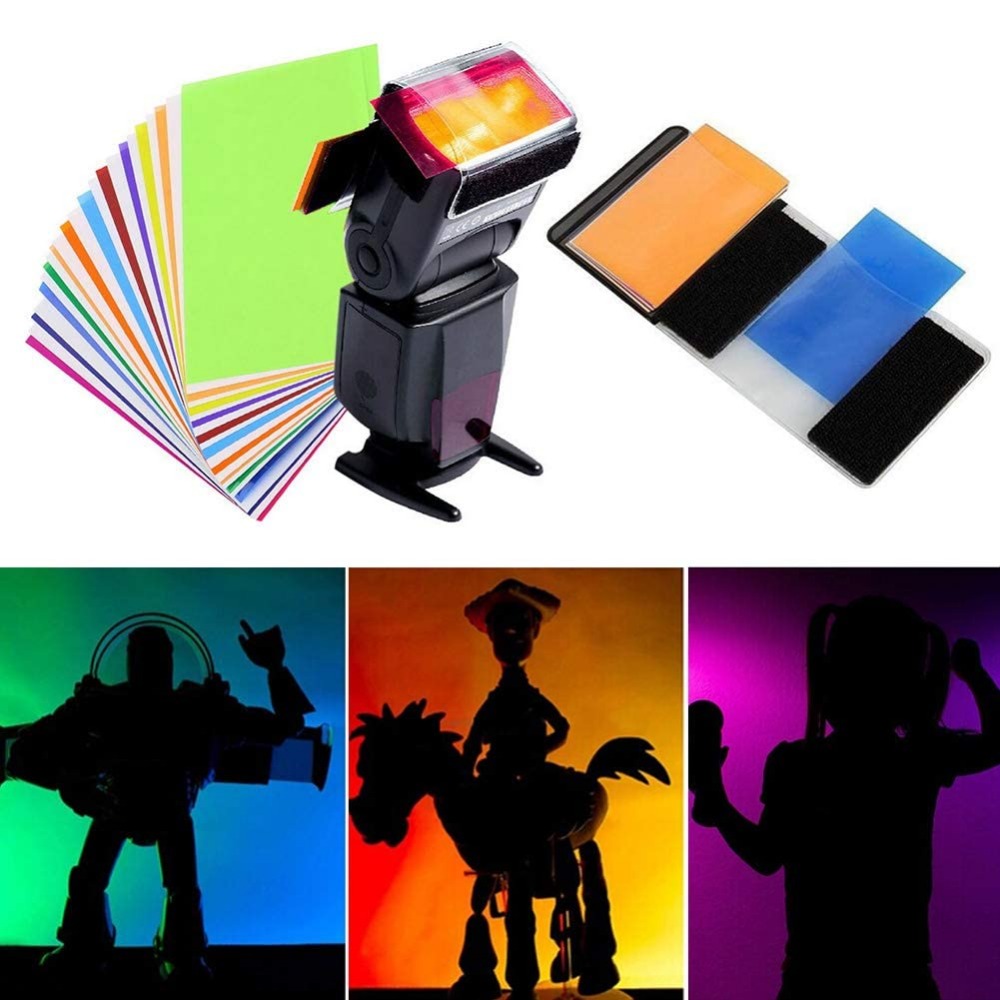 Photography Lighting Diy - Kit Filter Pencahayaan Gel Flash Kamera