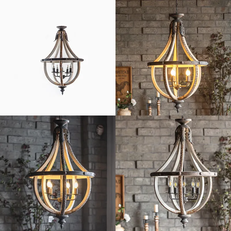 Vintage Photography Lighting - Lampu Gantung Besi Tempa Vintage dengan
