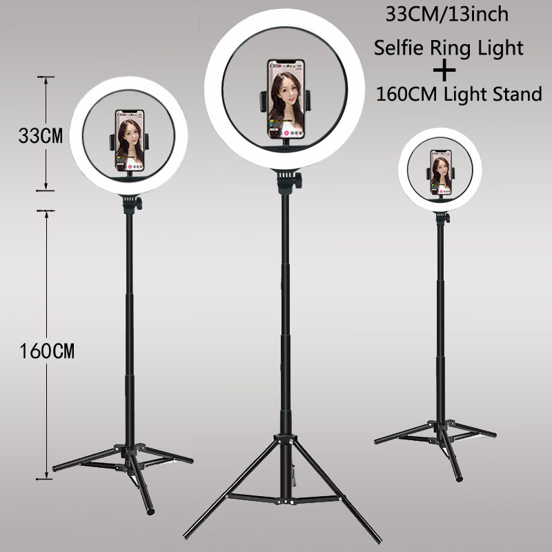 Photography Lighting Circle - Lampu Ring LED 26 33CM dengan