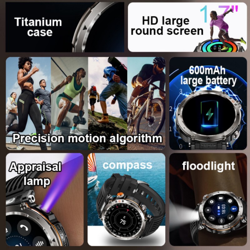 Jam Tangan Pintar Pria dengan  - Photography Lighting Assistant ulasan dan harga