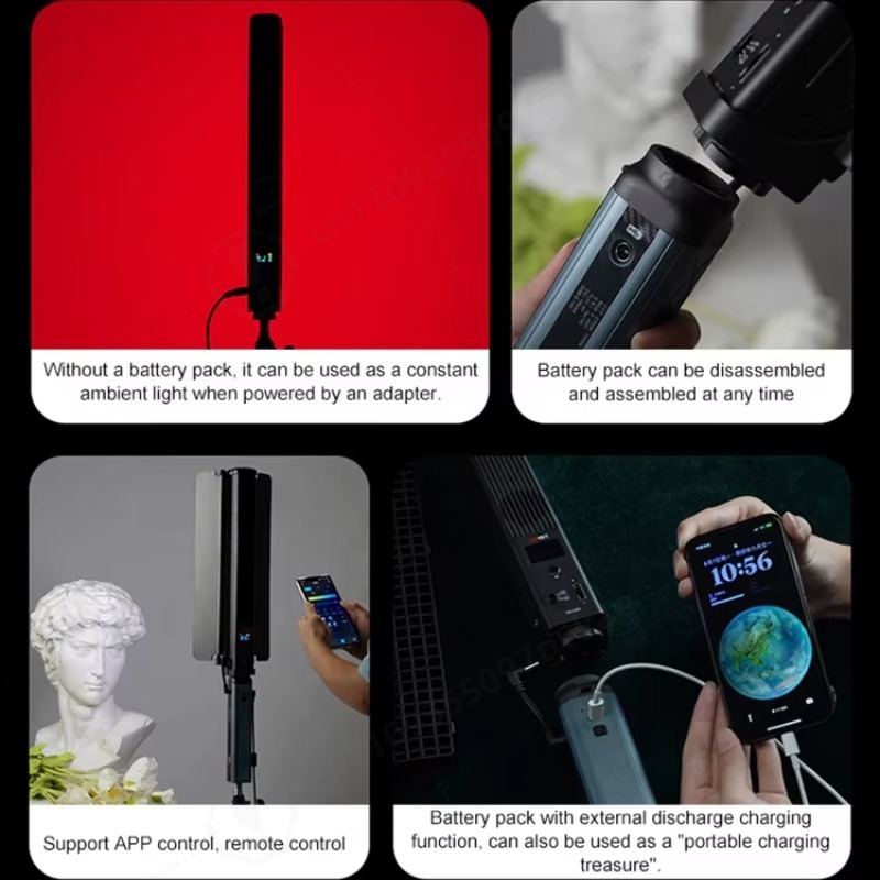 Lampu Studio Video LED Portabe - Photography Lighting Studio ulasan dan harga