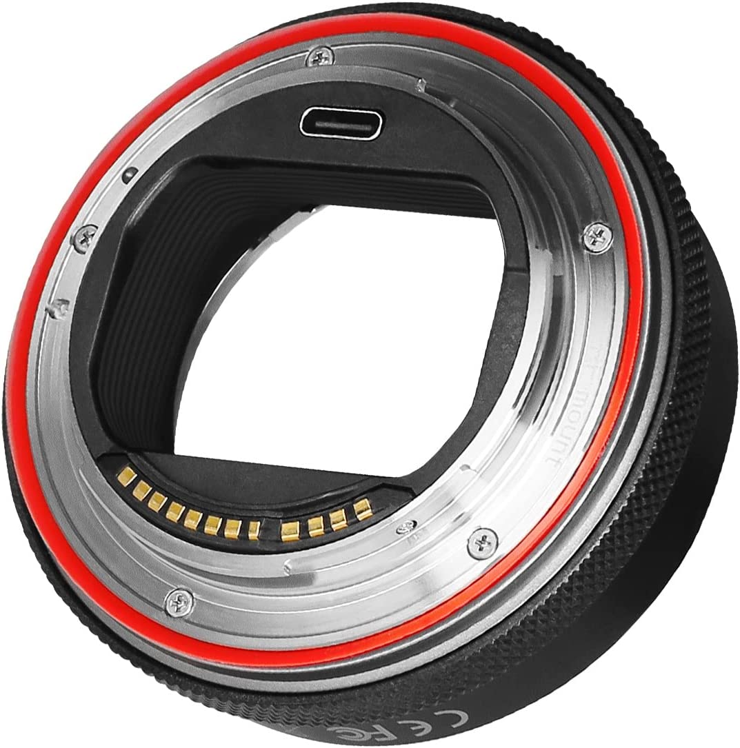 Adaptor Lensa Auto Fokus Meike - Canon Camera Eos R8 ulasan dan harga