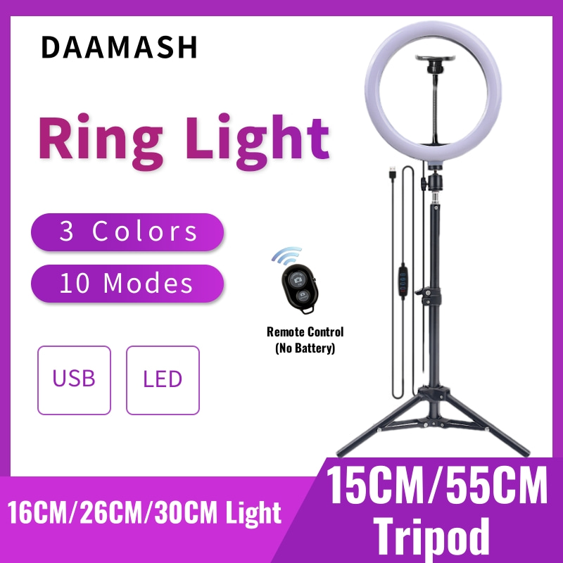 Lampu Ring fotografi LED 16cm/ - Photography Lighting Circle ulasan dan harga