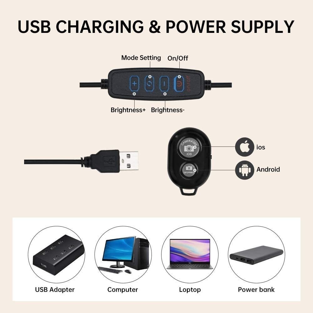 Lampu Ring fotografi LED 16cm/ - Photography Lighting Circle ulasan dan harga