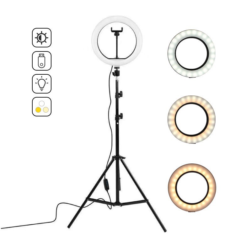 Lampu Ring fotografi LED 16cm/ - Photography Lighting Circle ulasan dan harga