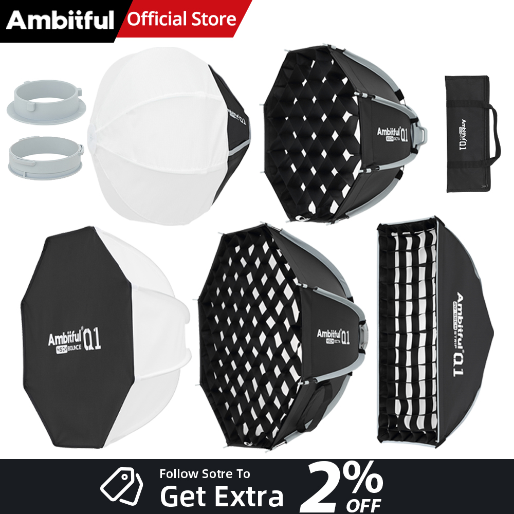 AMBITFUL Q1 Mini Bowens MiniGO - Beauty Dish 55Cm ulasan dan harga