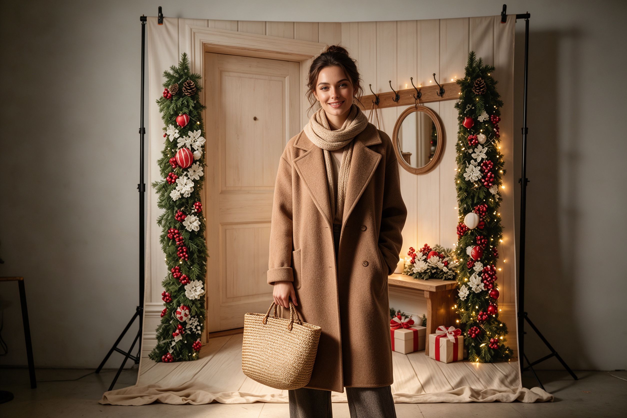 Latar Belakang Fotografi Natal - Vintage Photography Lighting ulasan dan harga