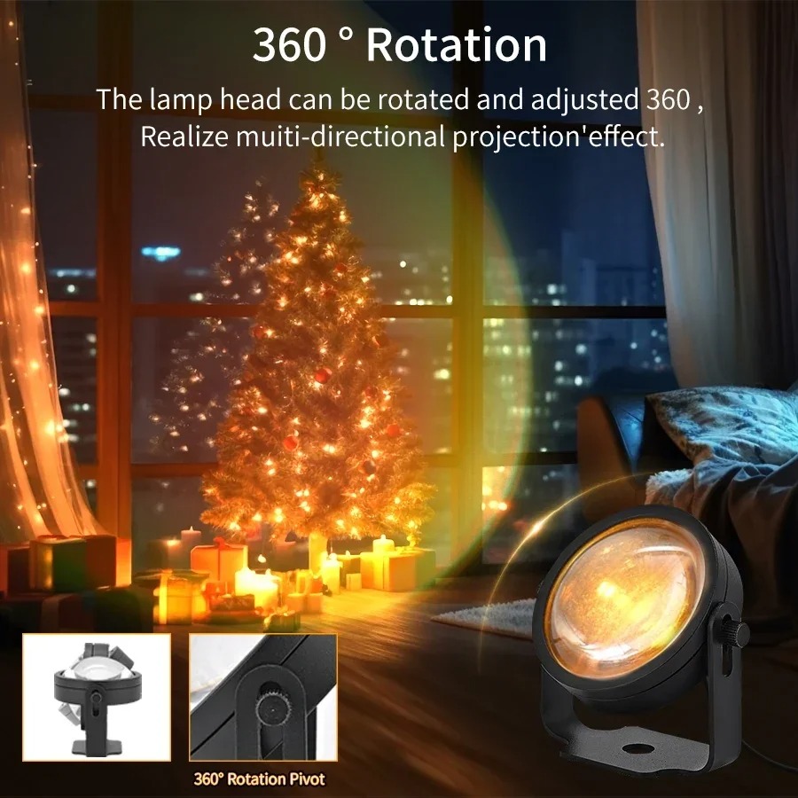 Lampu proyektor matahari terbe - Photography Lighting Diy ulasan dan harga