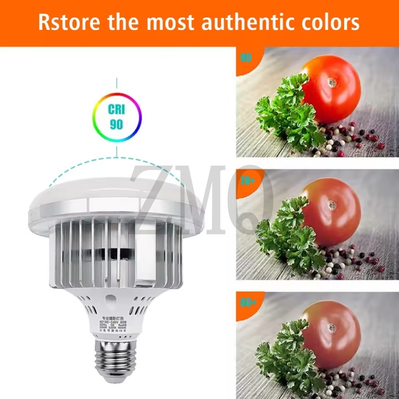Lampu E27 85W 155W 3200K-5500K - Photography Lighting Color ulasan dan harga
