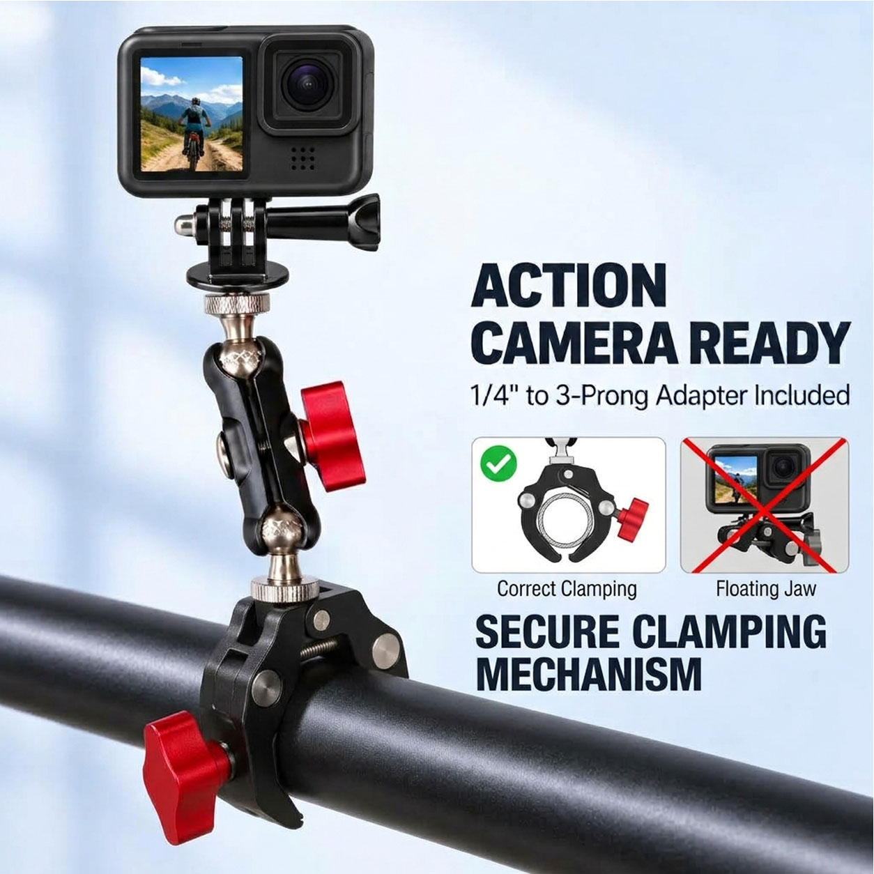 SOARSHOT, Penjepit Kamera Mode - Photography Lighting Description ulasan dan harga