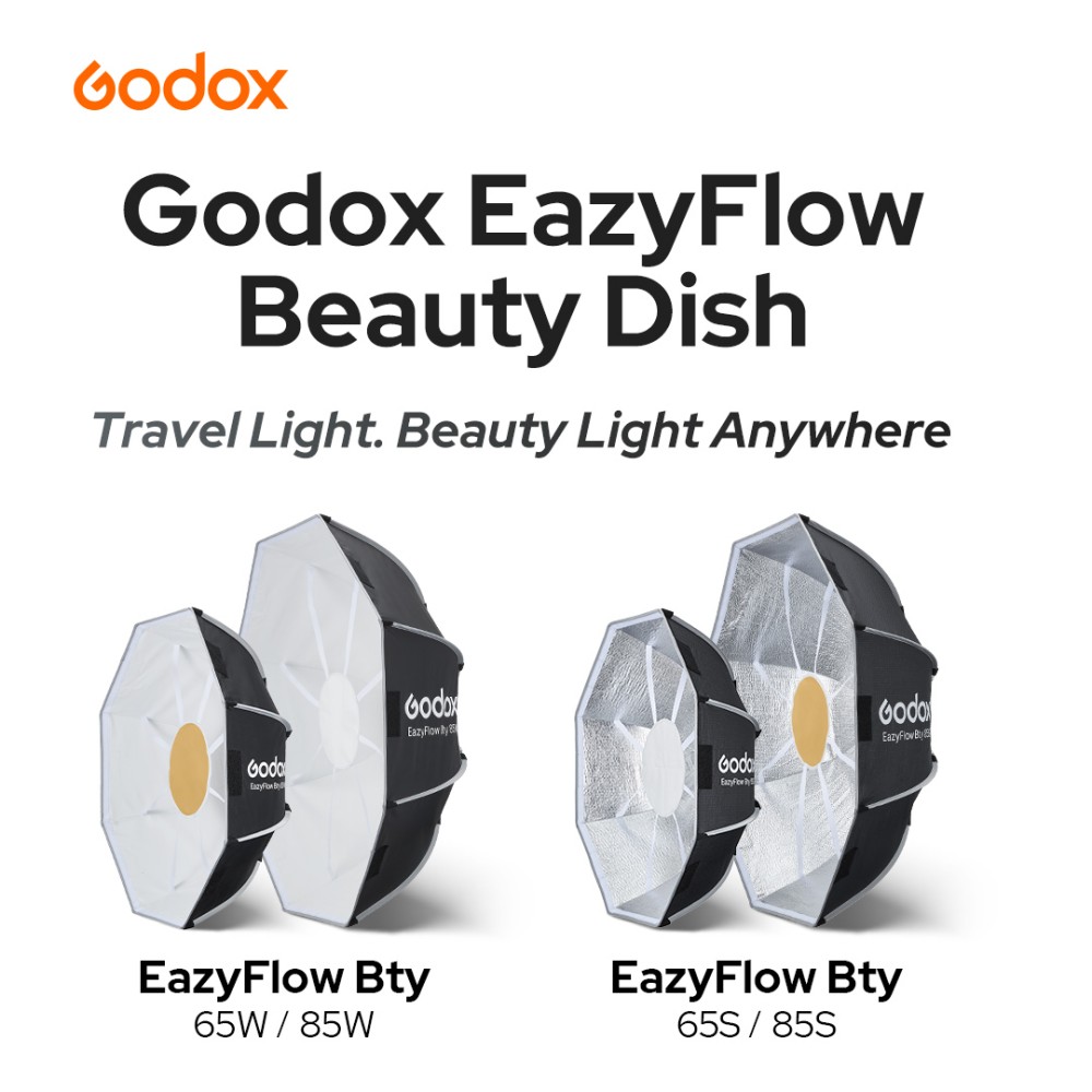 Godox EazyFlow Bty 65S/85S Bea - Beauty Dish 55Cm ulasan dan harga