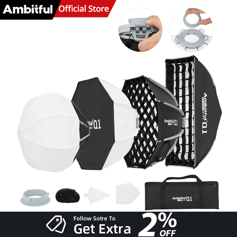 AMBITFUL Q1 Mini Bowens Mini G - Beauty Dish 55Cm ulasan dan harga