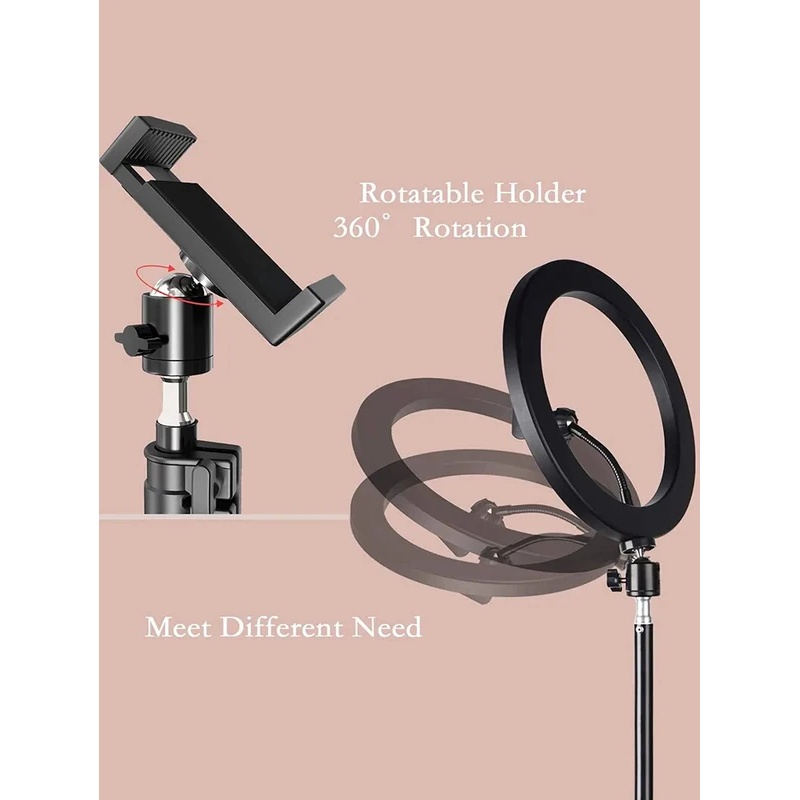Ring Light Desiontal 26cm deng - Photography Lighting Circle ulasan dan harga