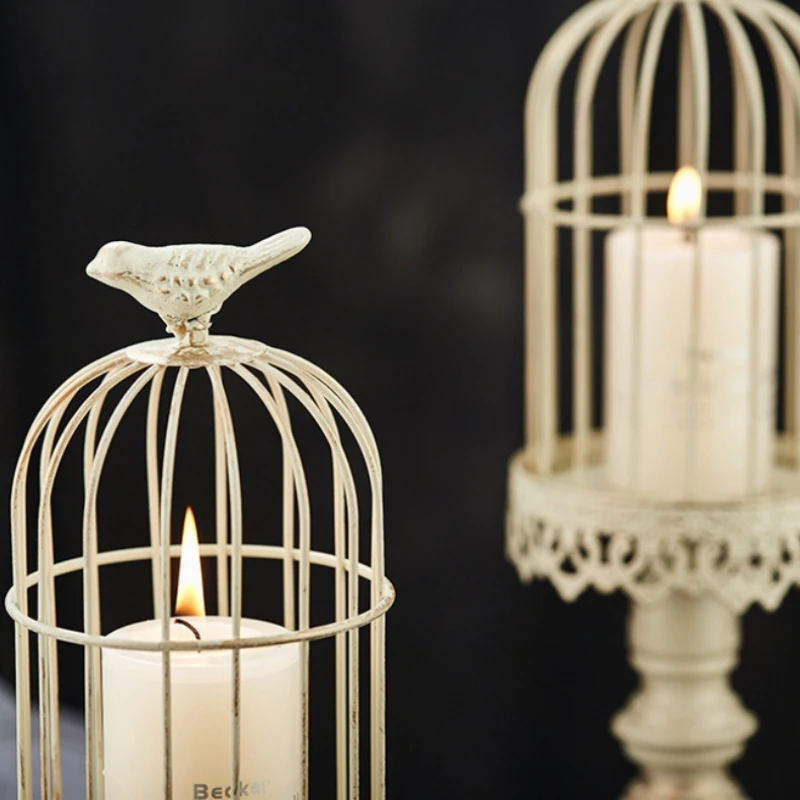 Tempat Lilin Sangkar Burung Vi - Vintage Photography Lighting ulasan dan harga