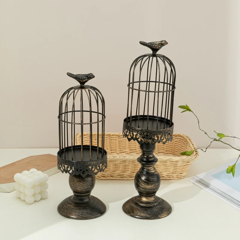 Tempat Lilin Sangkar Burung Vi - Vintage Photography Lighting ulasan dan harga