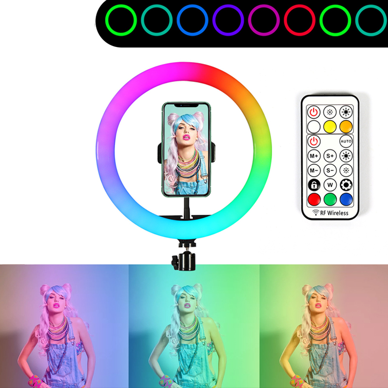 Lampu Cincin Swafoto Led RGB 1 - Photography Lighting Circle ulasan dan harga