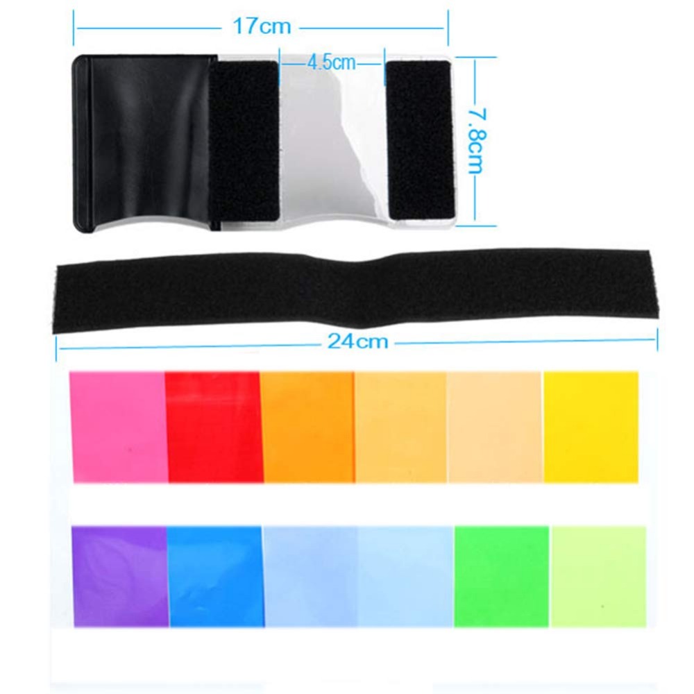 Kit Filter Pencahayaan Gel Fla - Photography Lighting Diy ulasan dan harga