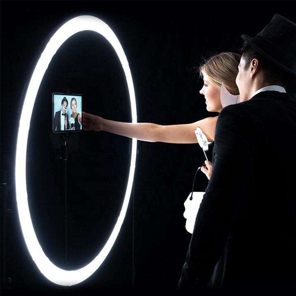 Lampu Cincin LED 120W Kontrol  - Photography Lighting Studio ulasan dan harga