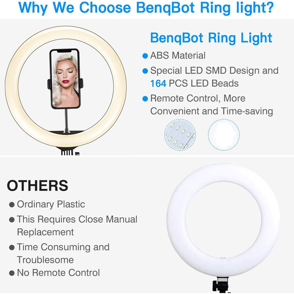 Lampu Ring LED 26 33CM dengan  - Photography Lighting Circle ulasan dan harga
