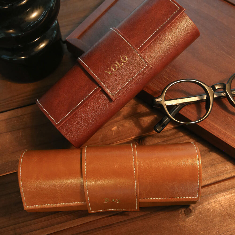 Kotak Kacamata Kulit Custom Na - Vintage Photography Lighting ulasan dan harga