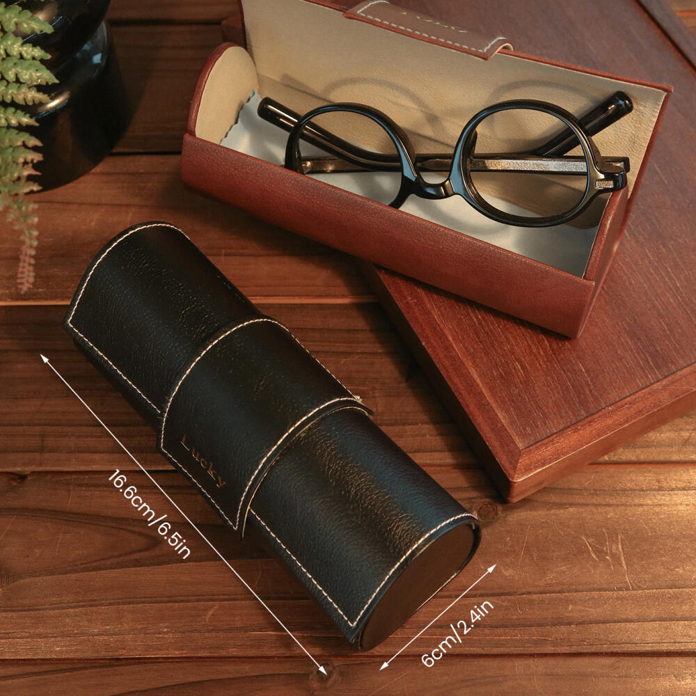 Kotak Kacamata Kulit Custom Na - Vintage Photography Lighting ulasan dan harga