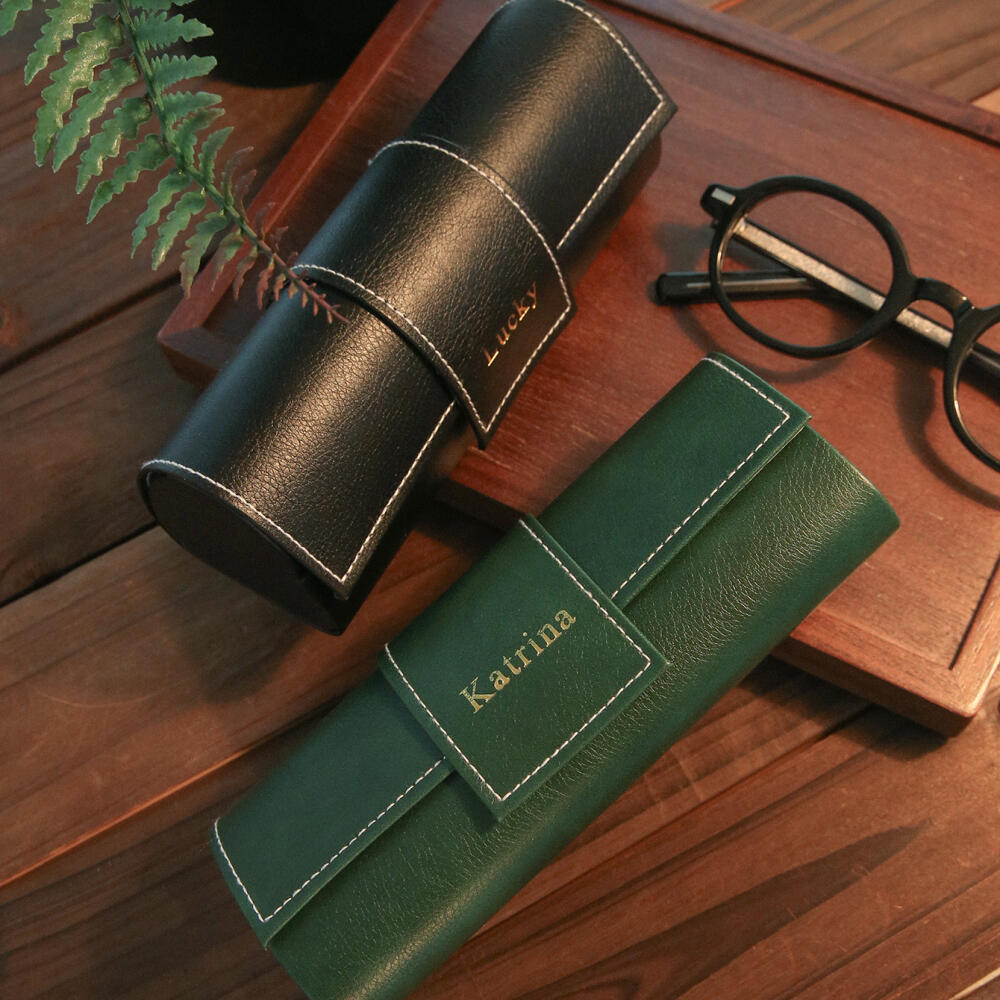 Kotak Kacamata Kulit Custom Na - Vintage Photography Lighting ulasan dan harga